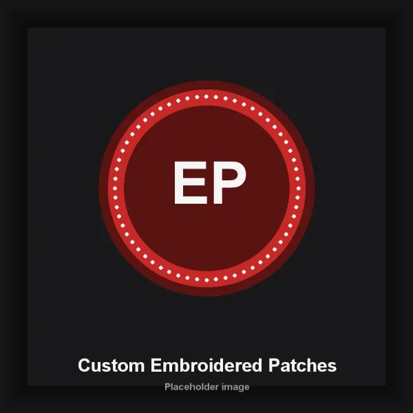 Placeholder product image for Custom Embroidered Patches