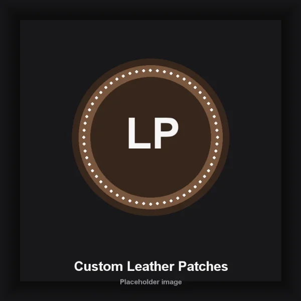 Placeholder product image for Custom Leather Patches