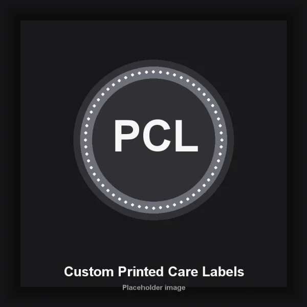Placeholder product image for Custom Printed Care Labels