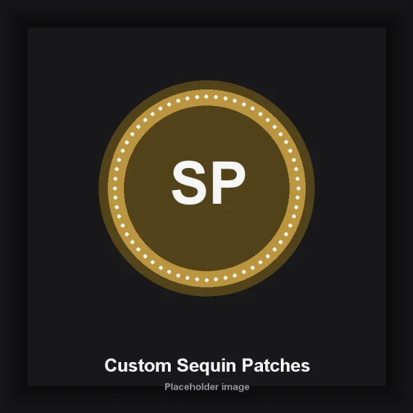 Placeholder product image for Custom Sequin Patches