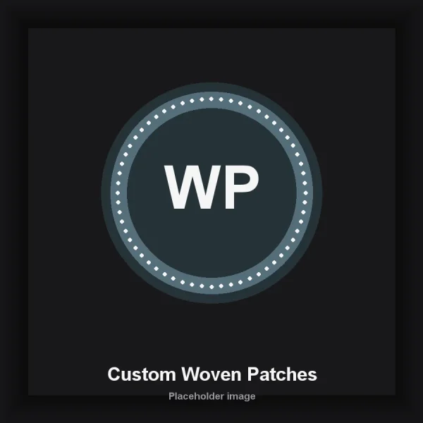 Placeholder product image for Custom Woven Patches